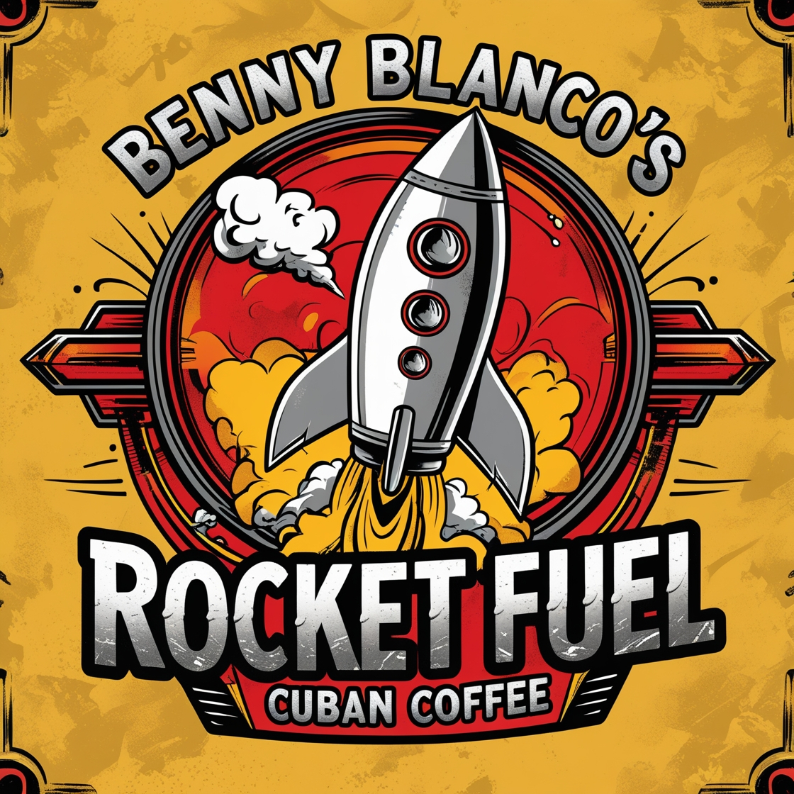 Benny Blanco's Rocket Fuel Logo